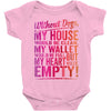 my heart is empty Baby Onesie