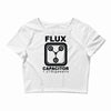 flux capacitor Crop Top
