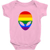 alien lgbt Baby Bodysuit