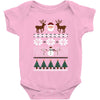 ugly christmas sweater Baby Bodysuit