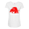 bad bull (2) Maternity Scoop Neck T-shirt