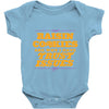 raisin cookies are why i have trust issues Baby Onesie