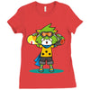 rufu the skaterwolf Ladies Fitted T-Shirt