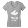 Canada Est 1867 Women's V-Neck T-Shirt