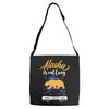 alaska is calling and i must go Adjustable Strap Totes