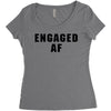 engaged af Women's Triblend Scoop T-shirt