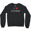 clunge funny Crewneck Sweatshirt