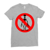 stop alien Ladies Fitted T-Shirt