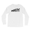 evolution of table tennis or ping pong mens black t shirt top Long Sleeve Shirts