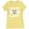 Crazy Dog Lady Ladies Fitted T-Shirt