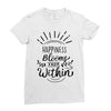 Happiness Ladies Fitted T-Shirt