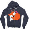 Sweety Fox Zipper Hoodie