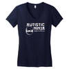 autistic ninja Women's V-Neck T-Shirt