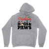 christmas dogs and paws Unisex Hoodie