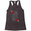 king of hearts playing card Racerback Tank