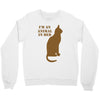 im an animal in bed Crewneck Sweatshirt