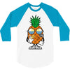 pineapple summer 3/4 Sleeve Shirt
