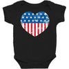 usa flag Baby Bodysuit