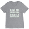 kiss me i'm drunk or irish V-Neck Tee