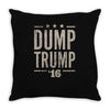 dump trump Throw Pillow