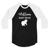 Daddy Bear - Baby Bear Custom Name 3/4 Sleeve Shirt