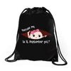 September Peeking Out Baby Girl Drawstring Bags