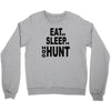 eat sleep hog hunt Crewneck Sweatshirt