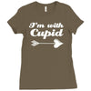 i'm with cupid Ladies Fitted T-Shirt