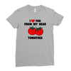 from my head tomatoes Ladies Fitted T-Shirt