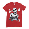 skull gamer Ladies Fitted T-Shirt