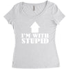 stupid Women's Triblend Scoop T-shirt