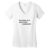 Alcohol Is A Solution Women's V-Neck T-Shirt