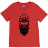 skate skull V-Neck Tee