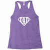 super dad diamond superhero Racerback Tank