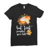 but first pumpkin spice latte, Ladies Fitted T-Shirt