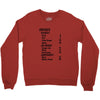 contents list Crewneck Sweatshirt