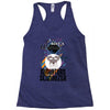 who loves miniatur schnauzer Racerback Tank