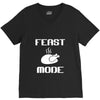 mens feast mode V-Neck Tee