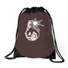 angry bomb Drawstring Bags