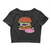 monster burger Crop Top