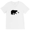 Bear Fishing V-Neck Tee