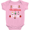 first grade christmas crew Baby Bodysuit