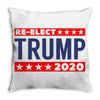 re-elect Trump 2020 T-shirt Throw Pillow
