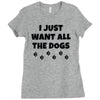 all the dogs Ladies Fitted T-Shirt