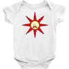 praise the screaming sun Baby Onesie