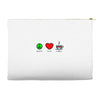 peace love coffee (2) Accessory Pouches