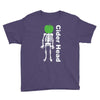ciderhead cider drinking skeleton and apple Youth Tee