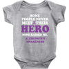 alzheimers awareness Baby Onesie
