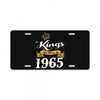 kings are born in 1965 License Plate