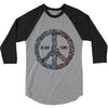 peace in our time vectorized 3/4 Sleeve Shirt